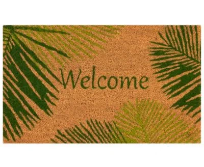 Liora Manne Natura Palm Border Rug Collection In Green