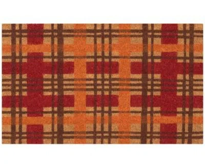 Liora Manne Natura Plaid Rug Collection In Autumn