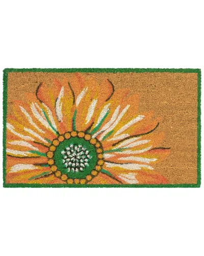 Liora Manne Natura Sunflower Yellow Coir Doormat