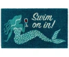 Liora Manne Natura Swim On In Ocean Coir Doormat In Ocean