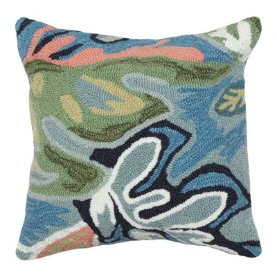 Liora Manne Polyester Throw Square Indoor/outdoor Pillow Cover & Insert