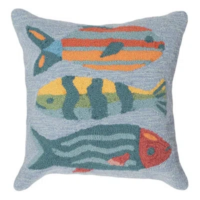 Liora Manne Polyester Throw Square Indoor/outdoor Pillow Cover And Insert