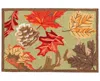 Liora Manne Ravella Falling Leaves 2'x3' Area Rug In Moss
