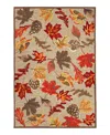 Liora Manne Ravella Falling Leaves Area Rug, 7'6 X 9'6 In Brown