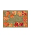 Liora Manne Ravella Falling Leaves Border Area Rug, 2' X 3' In Multi