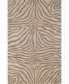 Liora Manne Ravella Zebra 8'3"x11'6" Area Rug In Brown