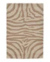 Liora Manne Ravella Zebra Area Rug, 2' X 3' In Brown