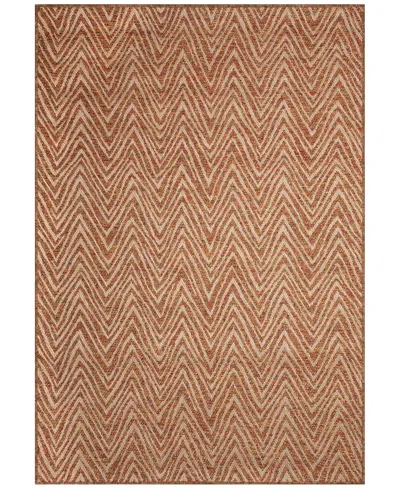 Liora Manne Roma Mountains 7'10"x9'10" Area Rug In Rust