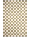 Liora Manne Savannah Checkerboard 3'6"x5'6" Area Rug In Sage