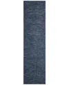 Liora Manne Soleil Maize 1'11"x7'6" Runner Area Rug In Navy