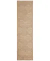 Liora Manne Soleil Maize 1'11"x7'6" Runner Area Rug In Tan