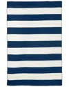 Liora Manne Sorrento Hand-woven Indoor/outdoor Rug In Navy