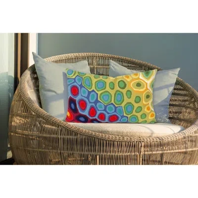 Liora Manne Swirl Outdoor Lumbar Pillow