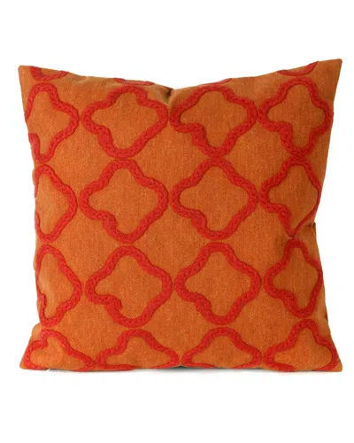 Liora Manne Visions I Crochet Tile Indoor/outdoor Pillow