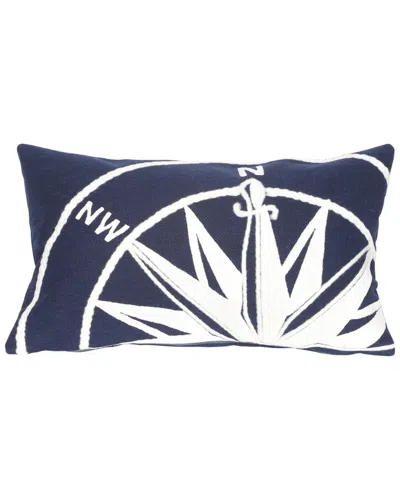 Liora Manne Visions Ii Compass Indoor/outdoor Pillow