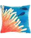 Liora Manne Visions Iii Reef & Fish Indoor/outdoor Pillow