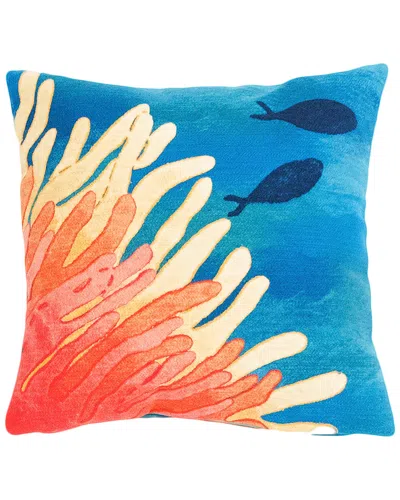Liora Manne Visions Iii Reef & Fish Indoor/outdoor Pillow