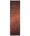 Liora Manne Visions V Arch Tile 2'3" X 8' Runner Outdoor Area Rug In Red