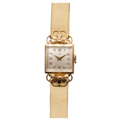 Pre-owned Lip Watch 18-carats Gold In Multi