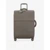 Lipault Ash Stone Medium Trip Suitcase 63cm In Gray