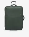 Lipault Khaki Plume Foldable Two-wheel Long-trip Suitcase 75cm In Khaki