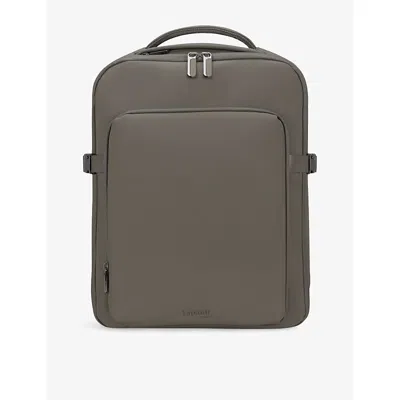 Lipault Womens Ash Stone Backpack Pro 16-inch In Gray