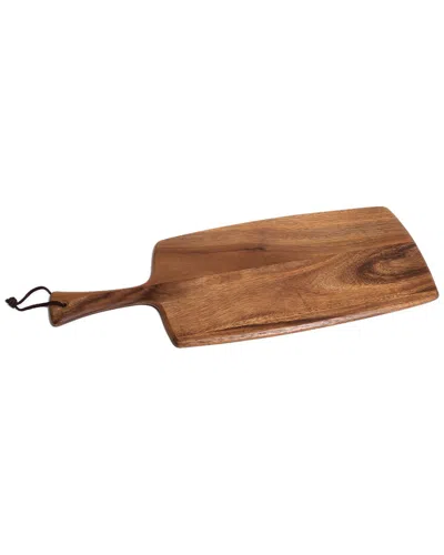 Lipper International Acacia Charcuterie Paddle Board In Brown