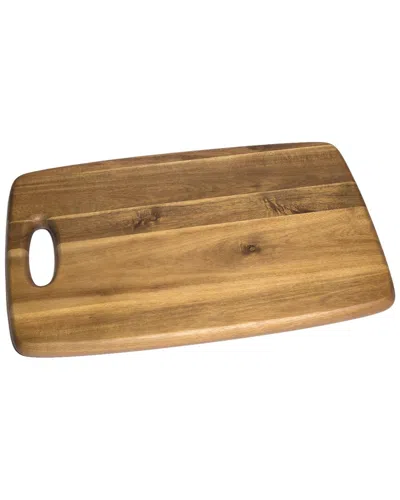 Lipper International Acacia Large Cutting Board With Cut Out Handle In Brown