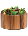 Lipper International Acacia Large Straight-side Bowl In Brown