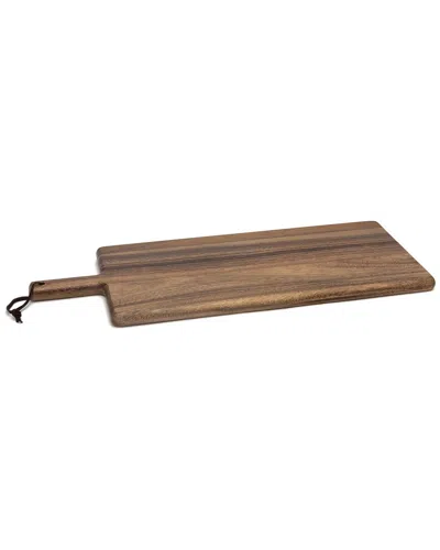 LIPPER LIPPER INTERNATIONAL ACACIA PADDLE BOARD WITH LEATHER TIE