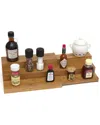 Lipper International Bamboo Expandable Step Shelf In Brown