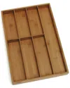 Lipper International Bamboo Flatware Organizer In Brown