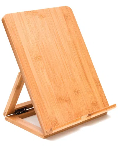 Lipper International Bamboo Ipad Folding Stand In Brown