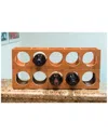 Lipper International Bamboo Stacking Wine Rack In Brown