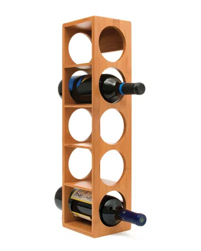 Lipper International Bamboo Stacking Wine Rack In Brown