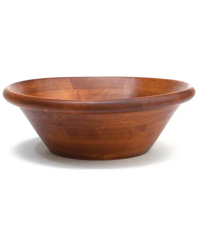 LIPPER LIPPER INTERNATIONAL CHERRY FINISH ROUND RIM BOWL
