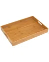 Lipper International Solid Bamboo Tray In Brown