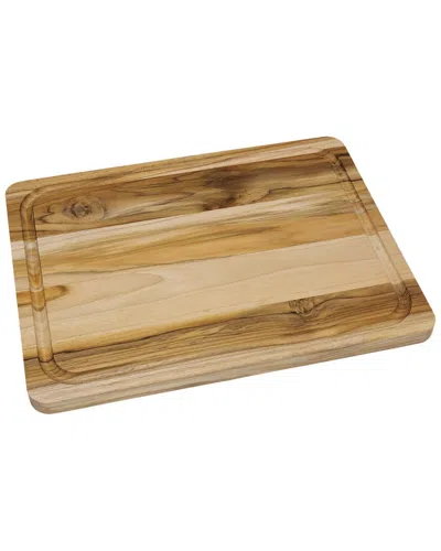 Lipper International Teak Edge Grain Cutting Board In Brown