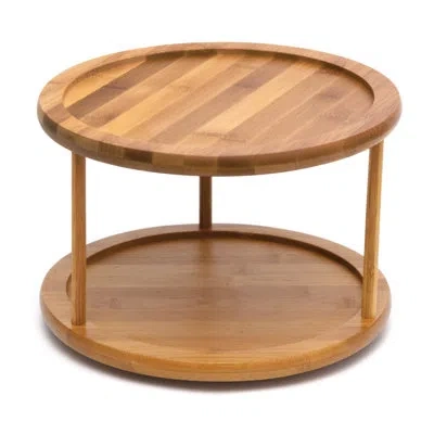 Lipper International Tiered Stand In Brown