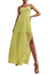 Lipsy Embellished Strap Ruched Maxi Dress