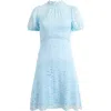 Lipsy Puff Sleeve Lace Minidress