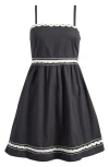 Lipsy Rickrack Fit & Flare Minidress