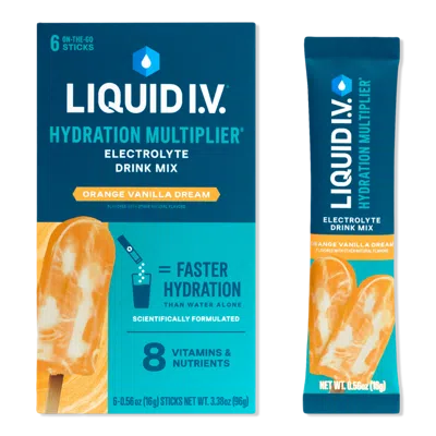Liquid I.v. Hydration Multiplier Electrolyte Drink Mix Orange Vanilla Dream