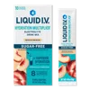 Liquid I.v. Hydration Multiplier Electrolyte Drink Mix Sugar Free White Peach - 10 Ct
