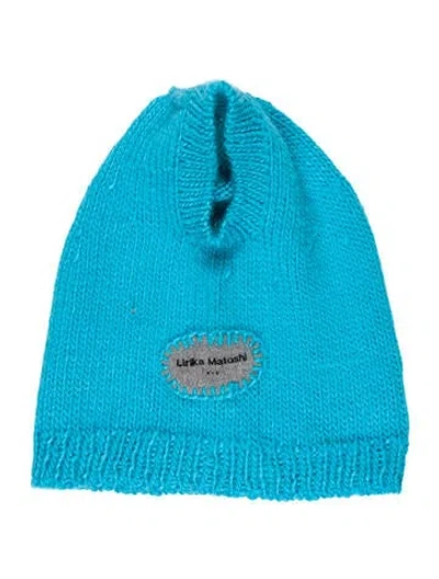 Pre-owned Lirika Matoshi Knitted Balaclava In Blue