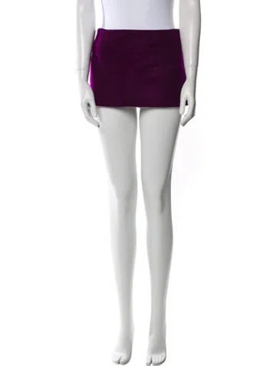 Pre-owned Lirika Matoshi Mini Skirt In Blue