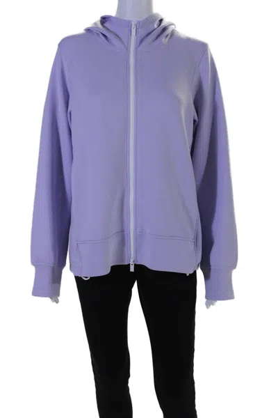 Lis Lareida Womens Lilac Full Zip Long Sleeve Tristin Jacket Hoodie In Purple