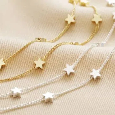 Lisa Angel Double Chain And Star Necklace In Gold