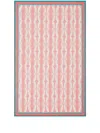 Lisa Corti Abstract-print Cotton Table Cloth In Pink