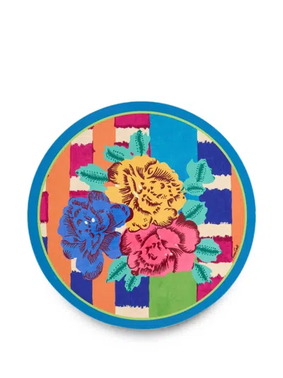 Lisa Corti Ankara Floral-print Placemat In Multi